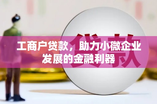 德庆工商户贷款，助力小微企业发展的金融利器