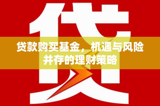 德庆贷款购买基金，机遇与风险并存的理财策略