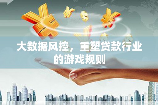 德庆大数据风控，重塑贷款行业的游戏规则