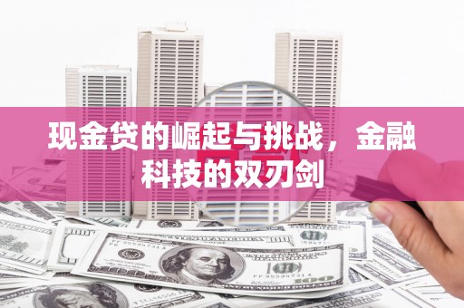 德庆现金贷的崛起与挑战，金融科技的双刃剑