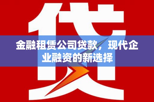 德庆金融租赁公司贷款，现代企业融资的新选择