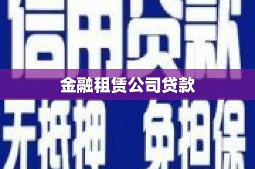 德庆金融租赁公司贷款