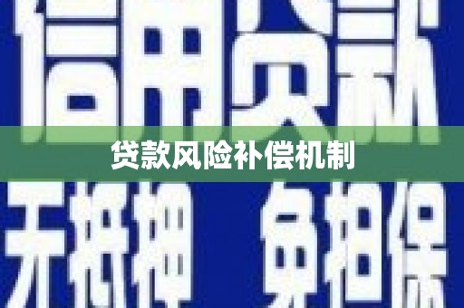 德庆贷款风险补偿机制