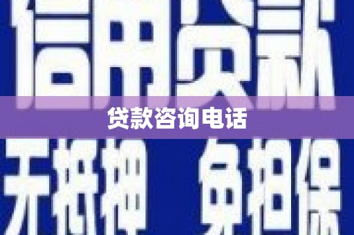 德庆贷款咨询电话