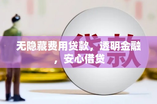德庆无隐藏费用贷款，透明金融，安心借贷