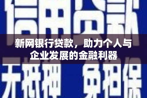 德庆新网银行贷款，助力个人与企业发展的金融利器