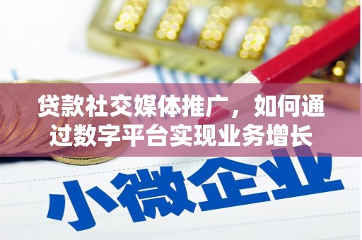 德庆贷款社交媒体推广，如何通过数字平台实现业务增长