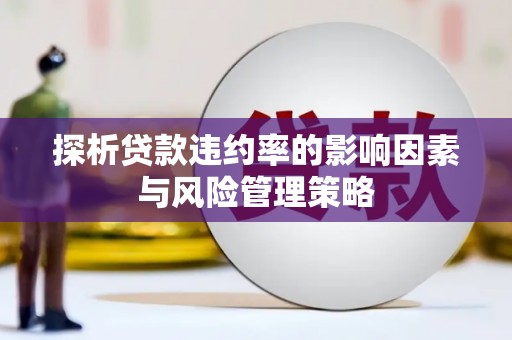 德庆探析贷款违约率的影响因素与风险管理策略