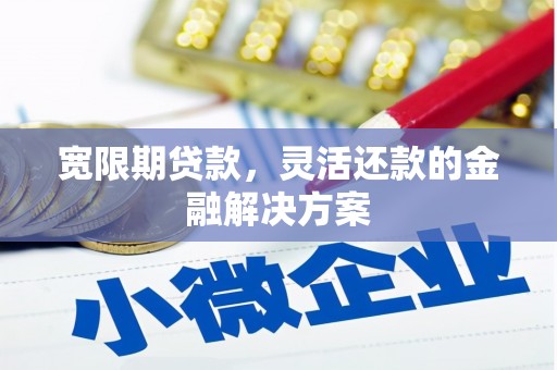 德庆宽限期贷款，灵活还款的金融解决方案