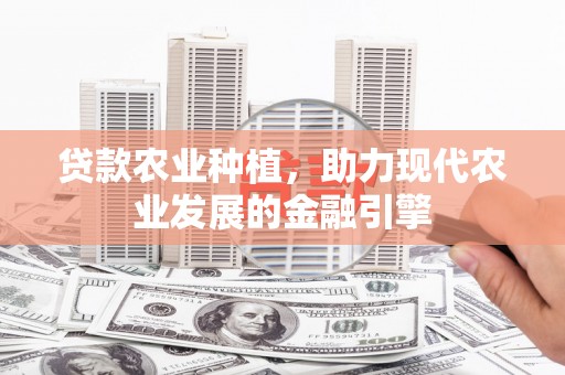 德庆贷款农业种植，助力现代农业发展的金融引擎
