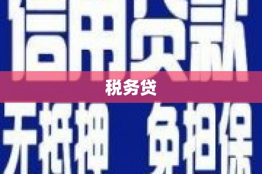 德庆税务贷