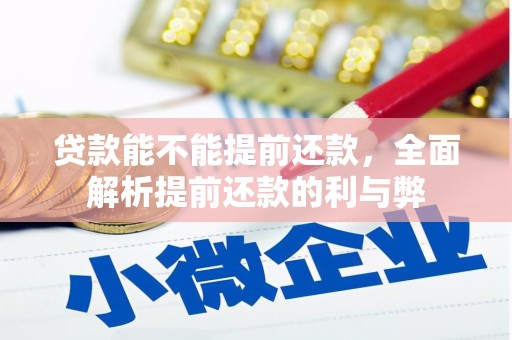 德庆贷款能不能提前还款，全面解析提前还款的利与弊