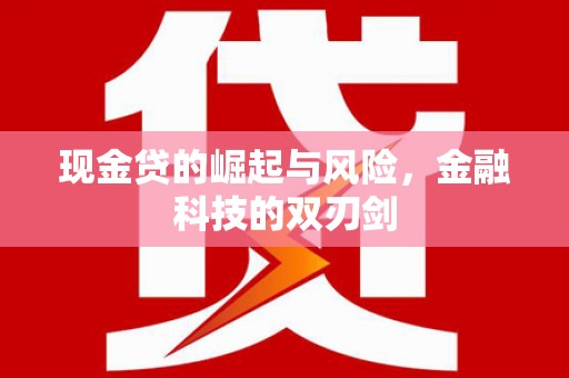 德庆现金贷的崛起与风险，金融科技的双刃剑