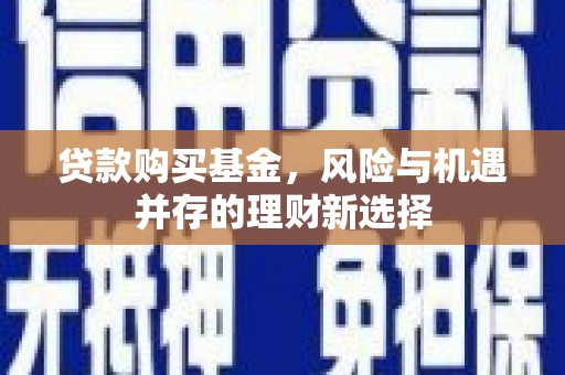 德庆贷款购买基金，风险与机遇并存的理财新选择