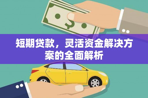 德庆短期贷款，灵活资金解决方案的全面解析