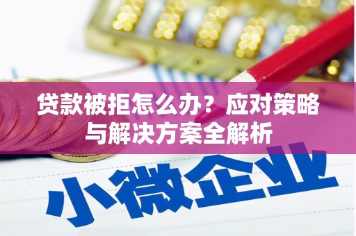 德庆贷款被拒怎么办？应对策略与解决方案全解析