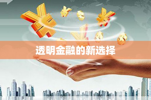 德庆透明金融的新选择